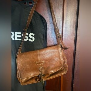 Leather LL Bean computer bag